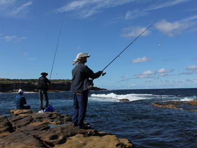 Rock fishing 