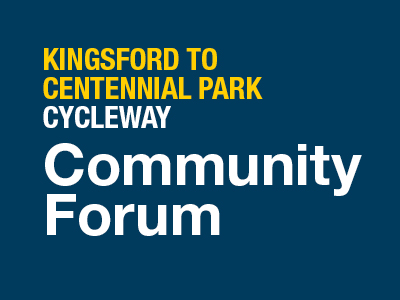 Community Forum: Kingsford to Centennial Park Cycleway