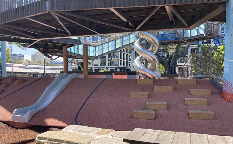 Inglis Park playground slide