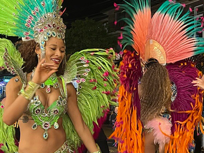 A photo of Brazilian dancers