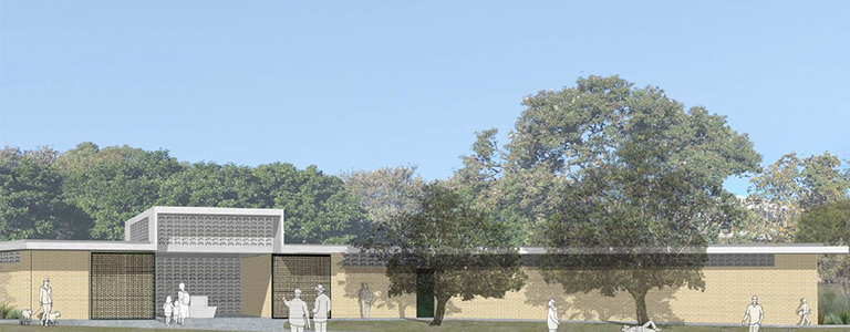 Artists impression of the amenities building to be built in South Maroubra