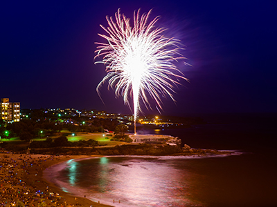 The 9pm Coogee Sparkles fireworks could be back on this year. 