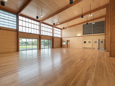 Image of the inside of the new Matraville Youth and Cultural Hall