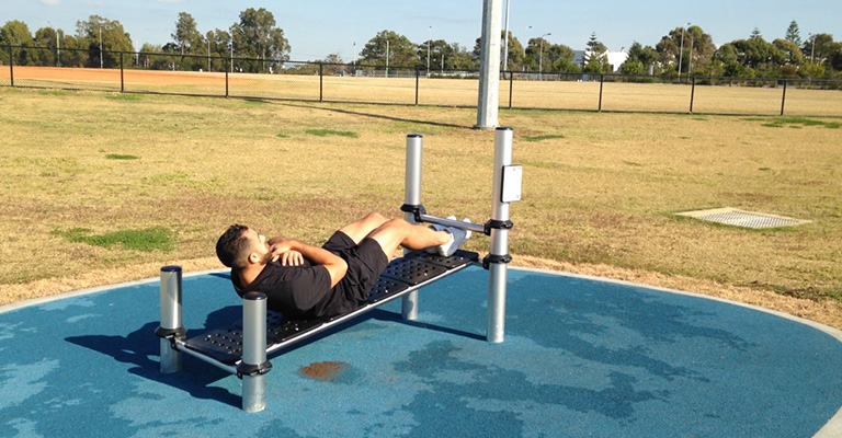 New gym stations at Chifley Sports Reserve