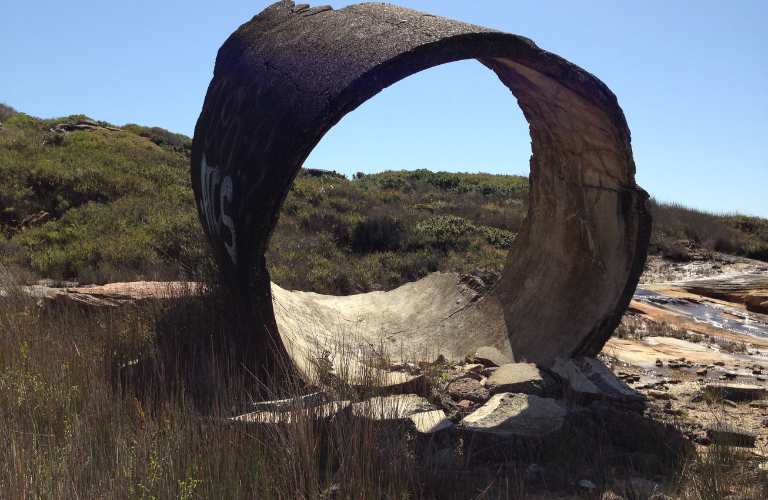As you approach Boora Point, keep an eye out for old gun emplacements. Malabar Battery