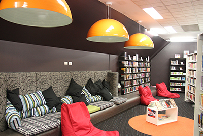 Teen Lounge at Bowen Library