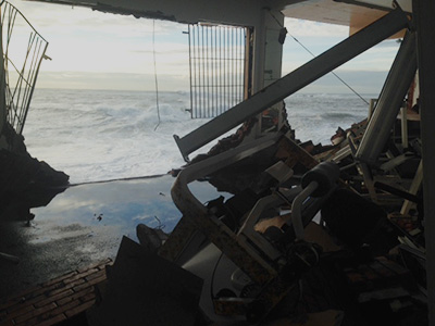Storm Damage to Coogee Surf Club - June 2016