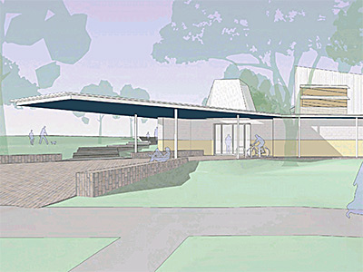 Artist impression of the new Matraville Youth and Cultural Hall