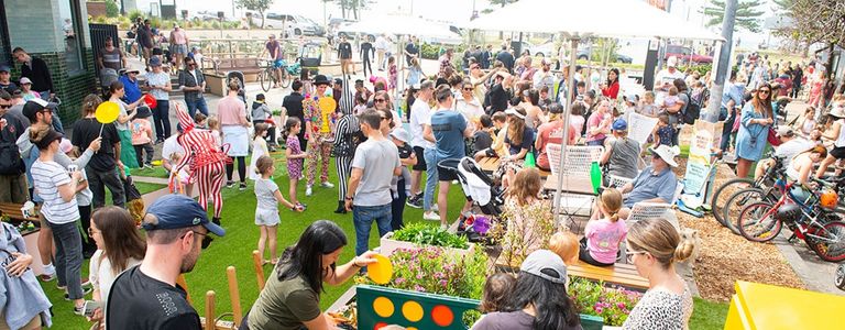 McKeon Street Plaza opens to a great crowd! McKeon Street Plaza opens to a great crowd!