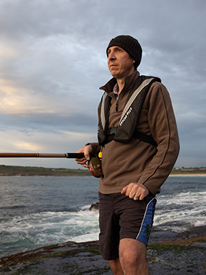 Joshua Hay is a rock fisher and Randwick Council staff member.