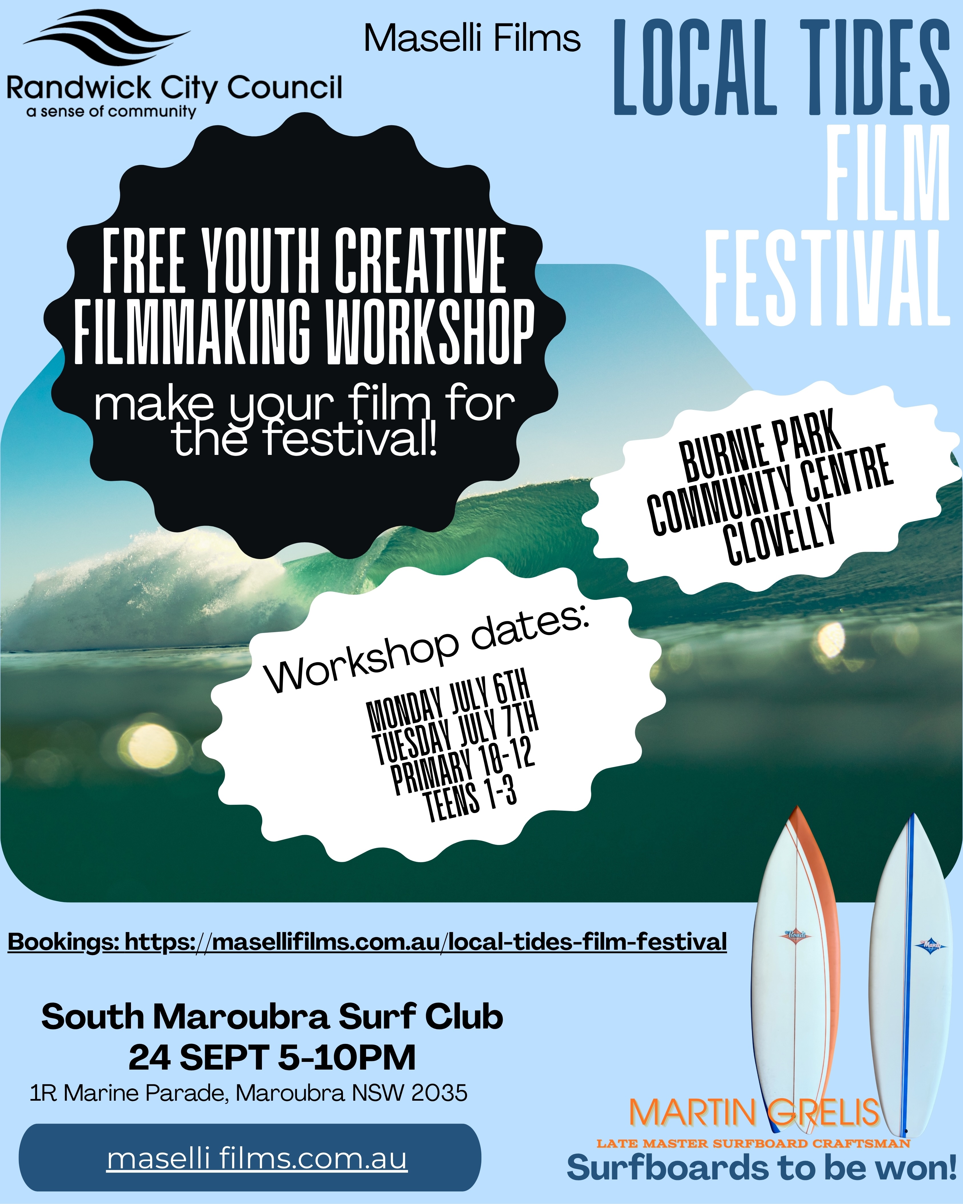 Local Tides Youth Creative Performance and Film Workshops