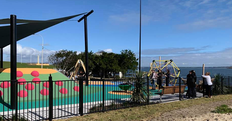The upgraded Frenchmans Bay Playground