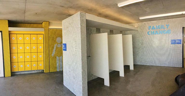 The female facilities at the new Coogee amenities