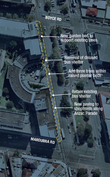 Maroubra Junction streetscape upgrade plan Maroubra Junction streetscape upgrade plan