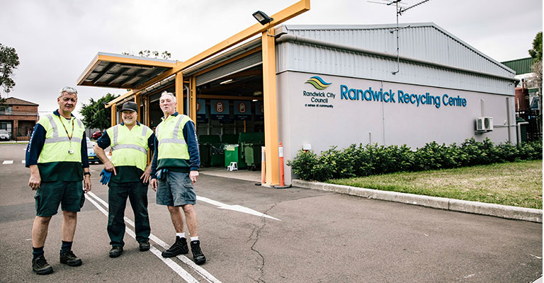 The Randwick Recycling Centre is open six days a week. 